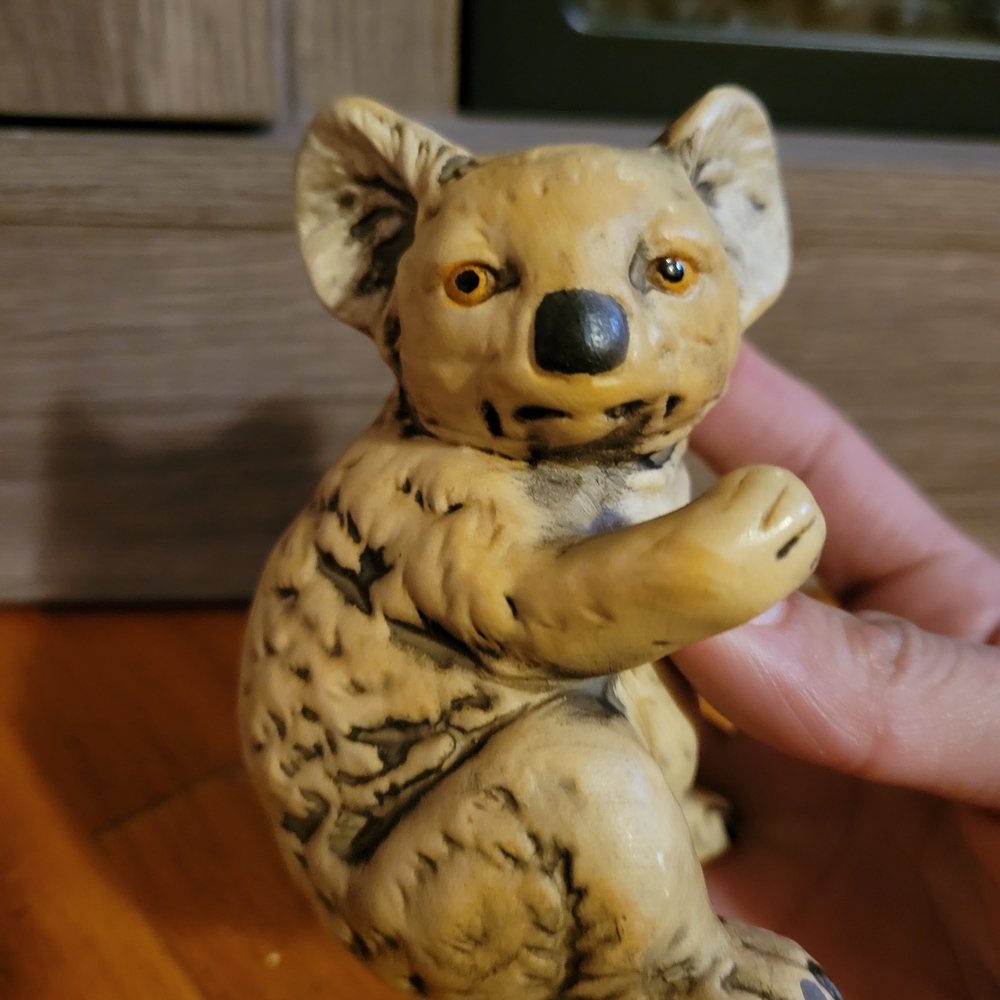 Vintage Koala Bear Ceramic figurine by UCCI Japan - Sitting Pose